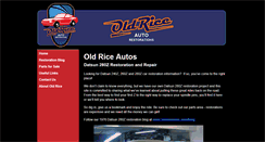 Desktop Screenshot of oldriceautos.com